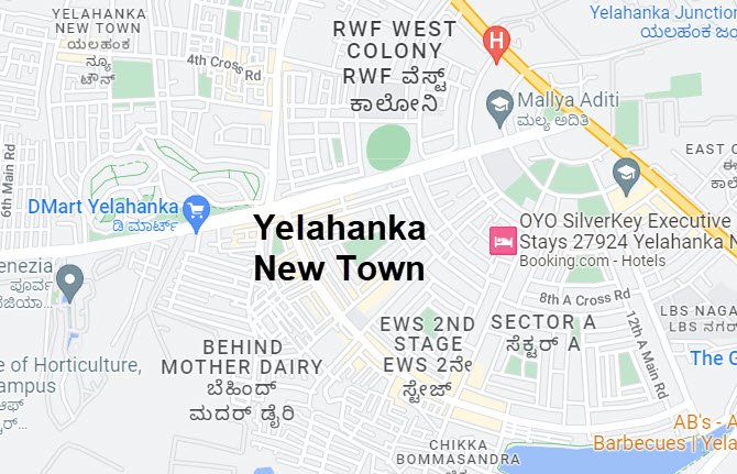 Yelahanka New Town Bengaluru