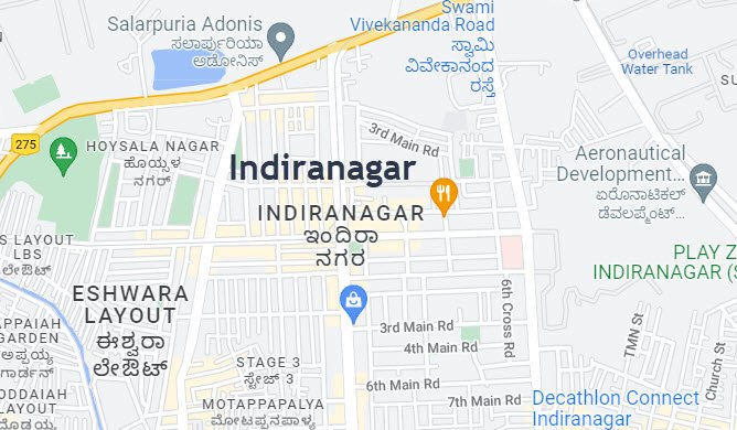 Indiranagar Bengaluru